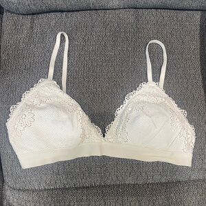 Aerie White Lace Bralette